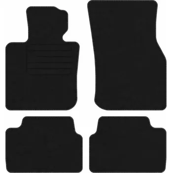 autokoberec Velurové autokoberce Edecor pro Mini Cooper IV F65 STD, 4 ks