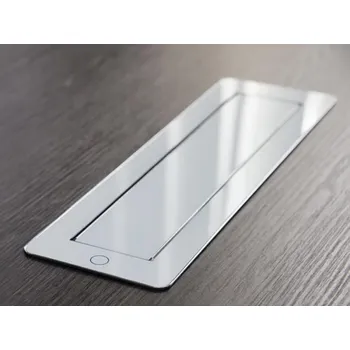 Elektrická zásuvka VersaLogic VersaTURN 3.0 - 2x 230V, USB nabíječka (A+C), RJ45 a HDMI bílé sklo