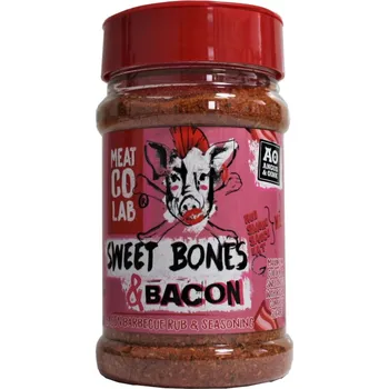 Koření Angus & Oink BBQ koření Rub Me Sweet Bones & Bacon Rub 220g Angus&Oink