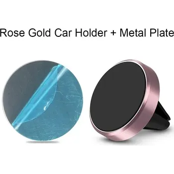 Magnetický držák na mobil do auta - Růžová