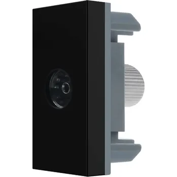 Elektrická zásuvka WELAIK zásuvka polomodul TV -1 černá