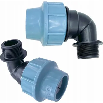 Vodovodní potrubí PE koleno Agaflex 40 mm