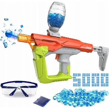 Dětská zbraň SKD BLASTER GELOVÁ KULIČKOVÁ PISTOLE AUTOMAT PYTHON CS-003 ORANŽOVÁ