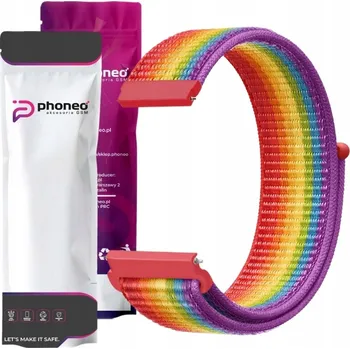 Řemínek na hodinky UNIVERZÁLNÍ PÁSEK ŘEMÍNEK PRO CHYTRÉ HODINKY PHONEO 22MM NA SUCHÝ ZIP