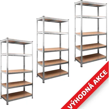 regál Nasenaradi Výhodná akce: 3x Regál MaxStore Duo