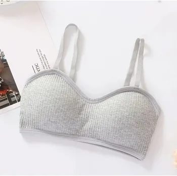 Podprsenka Pohodlná podprsenka | podprsenka bez kostic, univerzální velikost - šedá