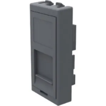 Elektrická zásuvka IBConnect Modul pro 1x Keystone spojku RJ45 - malý 1/2 Barva: Bílá