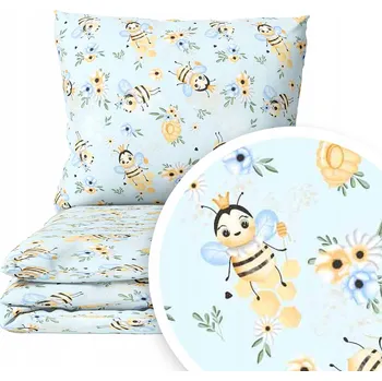 Povlečení Sada povlečení Čtyři Sloni 100 x 135 cm, vícebarevné