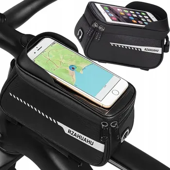 brašna na kolo CYKLISTICKÁ BRAŠNA S DRŽÁKEM POUZDRO NA TELEFON, TAŠKA NA RÁM, LEDVINKA