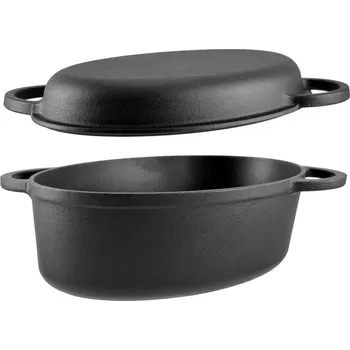 Pekáč litinový s poklicí 2v1 32cm/6,5 L irské ucho