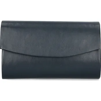 Kabelka Dámské matné pevné psaníčko 182 tmavěmodré