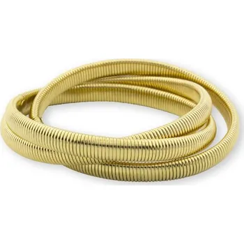 Náramek Náramek chirurgická ocel Flex Trio Gold 594