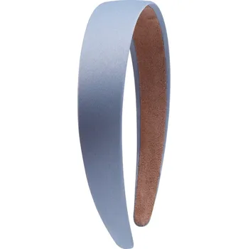 Čelenka Široká saténová čelenka na vlasy pro ženy | saténová čelenka, dámské stylové doplňky - šedá 2