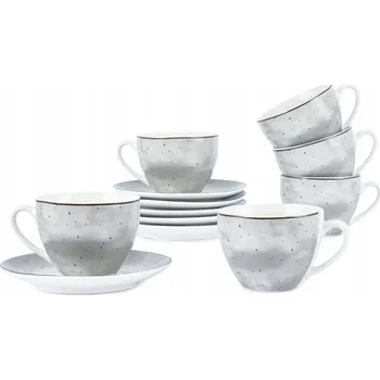Porcello Šálek Volcano Dust porcelán 240 ml 6 ks