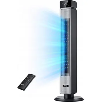 Domácí ventilátor Ezify Sloupový ventilátor 7,3 m/s 30 dB velmi tichý dálkový ovladač Časovač