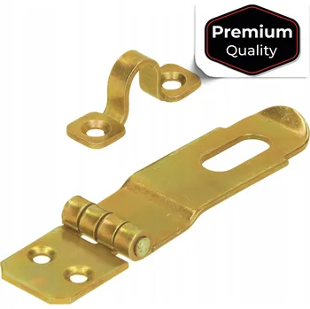 Visací zámek ZÁMEK PETLICE ZÁVORA NA VISACÍ ZÁMEK PRO DVEŘE BRÁNY UZÁVĚR pozink 20x80 mm