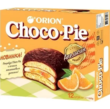 Choco Pie Pomeranč 12*30g Orion