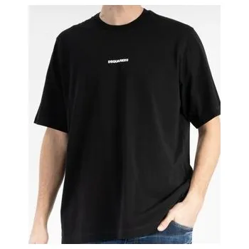 Dámské tričko Dsquared2 T-Shirt S71GD1424 900 Černá Oversize XXL