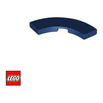 Stavebnice LEGO LEGO® Dílky LEGO Kruhová Dlaždice 3x3 rohová -zahlá / 79393 Barva: Tmavě-Modrá 79393