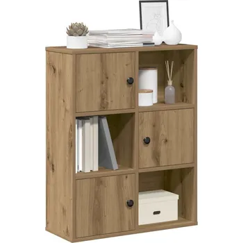 Nábytek vidaXL Knihovna 60x24x76,5 cm kompozitní dřevo [860385] Barva: dub artisan