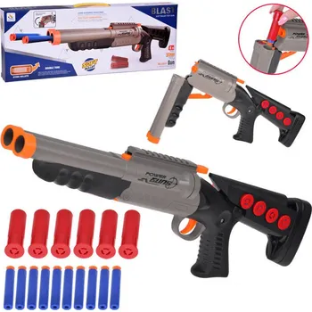 Dětská zbraň Joko Dětská brokovnice na pěnové náboje 10 ks