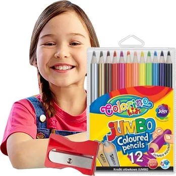 Pastelka JUMBO COLORINO Pastelky 12 barev + ořezávátko