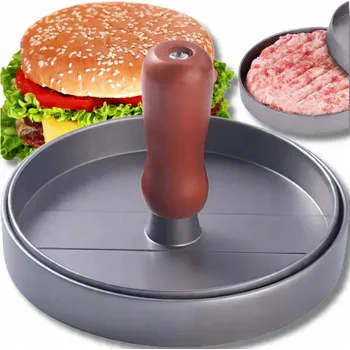 Obraz PRASA FORMA DO HAMBURGERÓW BURGERY KARBANÁTKY GRIL