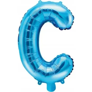 Balónek Fóliový balónek Písmeno C modré, 92 cm
