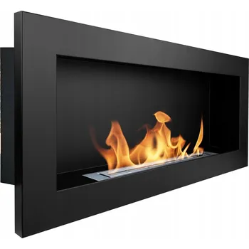 Biokrb Závěsný biokrb Aflamo 125 x 45 x 15 cm černý