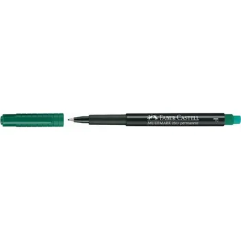 Permanentní popisovač Faber-Castell zelený 1 ks