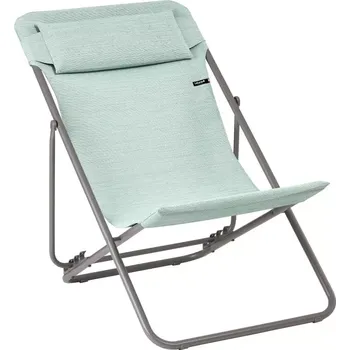 Zahradní lehátko Polohovací lehátko MAXITRANSAT+ BatylineDUO modrozelená Mistral