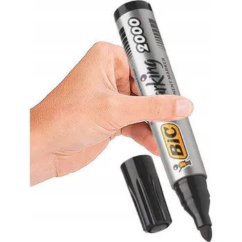 BIC Silný Permanentní Popisovač Černý UNIVERZÁLNÍ!