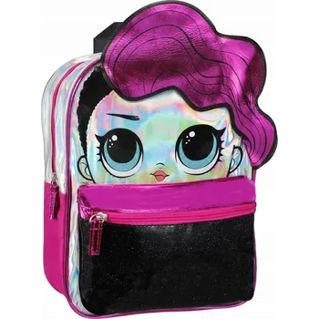 Batoh jednokomorový L.O.L.Surprise batoh, školní potřeby dívky Cerda lesklý batoh, školní výbava, děti dívky vícebarevné