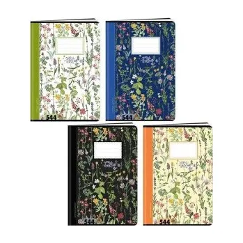 Sešit Sešit A5, 40 listů, typ 544 Květiny