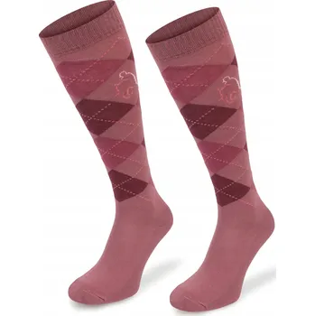 Dámské ponožky Jezdecké Ponožky s klasickými kosočtverci pro jízdu na koni COMODO vel. 35-38