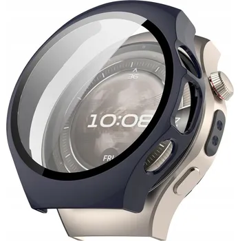 Pouzdro na mobilní telefon 2v1 POUZDRO + TVRZENÉ SKLO PRO HUAWEI WATCH 5 46MM POUZDRO OBAL