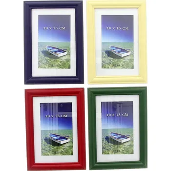 Rám na obraz Klasický dřevěný rámeček na fotografie 10x15 - KVALITNÍ!