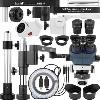 Optický mikroskop Reball trinokulární s LED osvětlením 50x