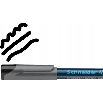 SCHNEIDER PERMANENTNÍ POPISOVAČ ČERNÝ TENKÝ POPISOVAČ