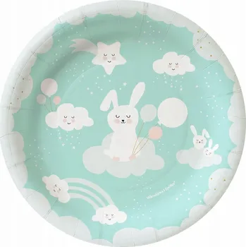 Talíř Talíře Králíček , průměr 20 cm, 8 ks / Veverka a společnost