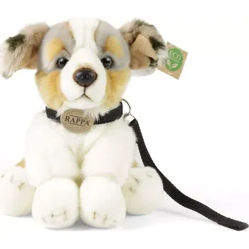 plyšák Rappa Plyšový pes australský ovčák s vodítkem 28 cm ECO-FRIENDLY