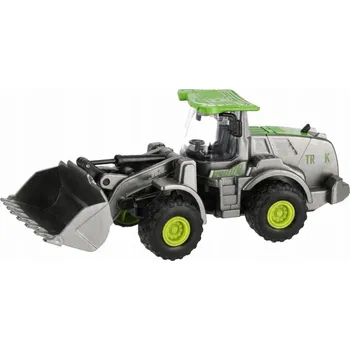 ostatní stavebnice STAVEBNÍ VOZIDLA hračky pro DĚTI 19 cm stříbrné MEGA CREATIVE bagry