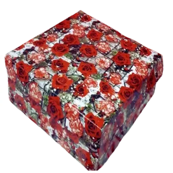 Dortová krabice s motivem „Růže“ 25x25x10 cm