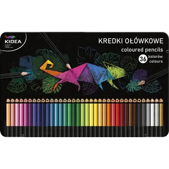 Pastelka TROJÚHELNÍKOVÉ pastelky SADA 36 barev Kidea DERFORM sada pastelek