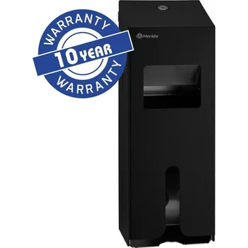 Zásobník na papírové ručníky Zásobník na hygienické vložky a tampony Merida STELLA nerez mat černý