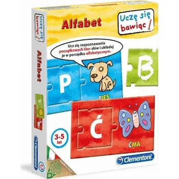 Desková hra Stolní hra Abeceda, rozvojová hra, oblíbená hračka, logická hra pro děti, hádanky pro děti, hra pro batolata, hračka pro dítě, logická hra, dárek Clementoni