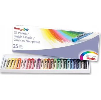Pastelka Olejové pastelky Pentel PHN-25, Pastelky barev