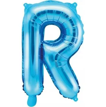 Balónek Fóliový balónek písmeno R modré 92 cm