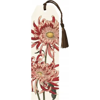 Doplněk ke knize OZDOBNÁ ZÁLOŽKA SE STUŽKOU Chryzantéma PEVNÁ Skvělá záložka do knih