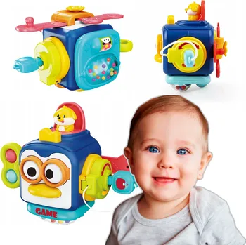 Kostka tučňák TULIFUN senzorická hračka